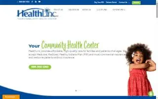 HealthLinc Michigan City website