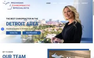 Michigan Chiropractic Specialist of Michigan City website