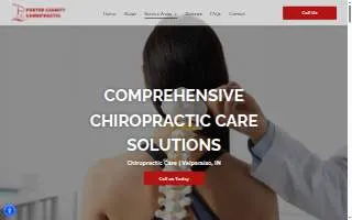 Porter County Chiropractic website