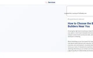 Cornerstone Home Builders website