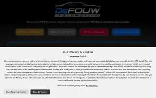 DeFOUW Chevrolet of West Lafayette website