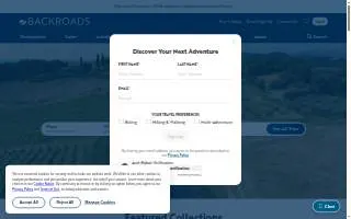 Backroads Burger & Bar website
