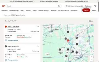 Walgreens Pharmacy of Plainfield website