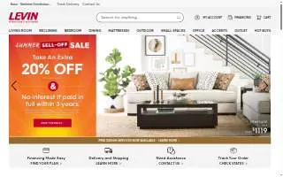 Levin Tire & Service Center website