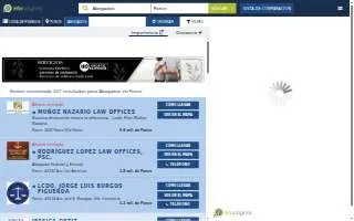 Abogados Parker & Parker, P.A. website