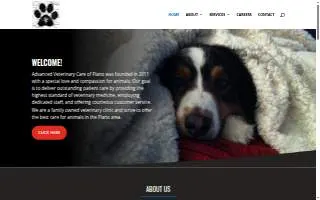 Advanced Veterinary Care of Olathe website