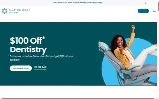 Olathe West Dentistry website