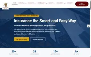 Agency West Insurance website