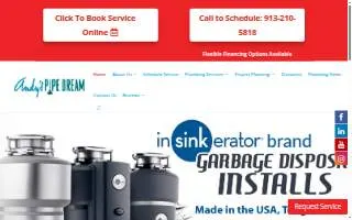 Andy's Pipe Dream Plumbing of Olathe website