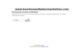 Bourbon & Baker