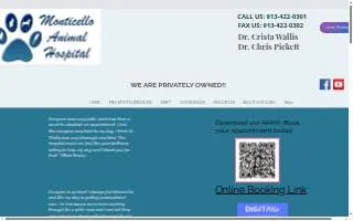 Monticello Animal Hospital of Shawnee website