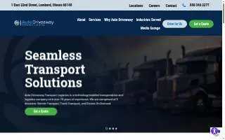 Auto Driveaway Transport Logistics - Truck Transport website