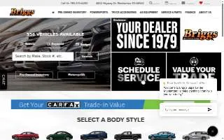 Briggs Buick GMC of Manhattan website