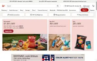 Walgreens Pharmacy of Lenexa website