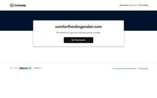 Comfort Heating & Air of Salina website