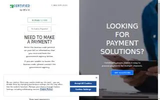 Certified Plumbing, LLC website