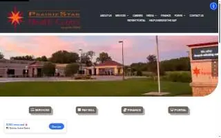 PrairieStar Health Center website