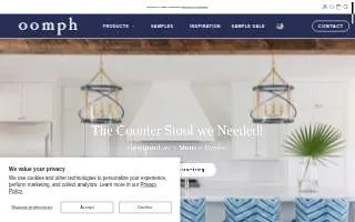 Oomph Salon of Leawood website
