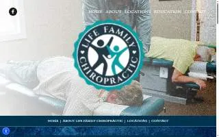 Life Family Chiropractic of Leavenworth website