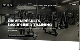 Fit House KC website
