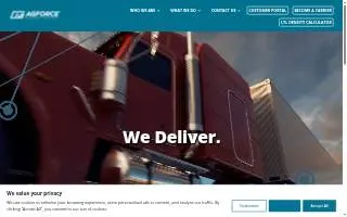 Agforce Transport Services website