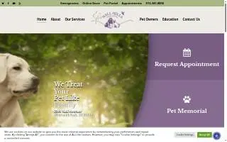Nall Hills Animal Hospital website