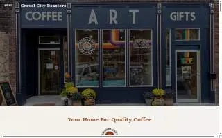 Gravel City Roasters website
