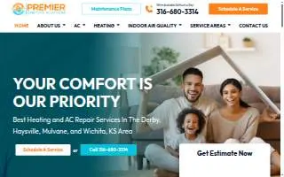 Premier Comfort Solutions website