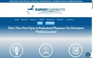 Damm Pharmacy website