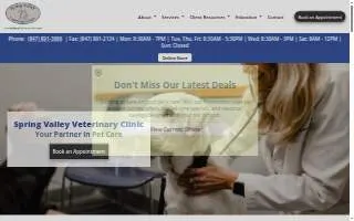 Spring Valley Veterinary Hospital, LLC website