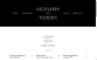 Gerard's 1907 Tavern website