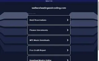 Wallace Heating and Cooling of Liberal website