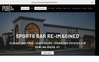 Pub by Novo website