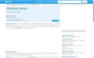 Hinton Matthew CPA
