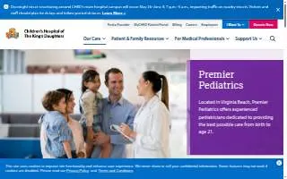 Pediatric Care of Kentucky website