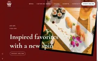Koto Japanese Bistro website