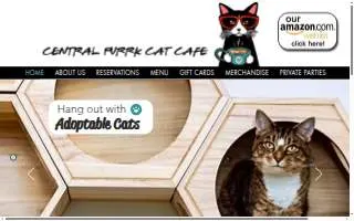 Central Purrk Cat Cafe website