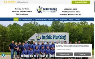 MarkCo Plumbing website