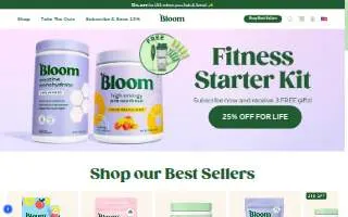 Bloom Beauty Bar LLC website