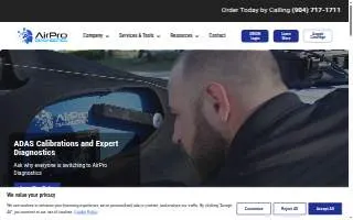 AirPro Heating & Cooling of Nicholasville website