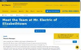 Mr. Electric of Elizabethtown website