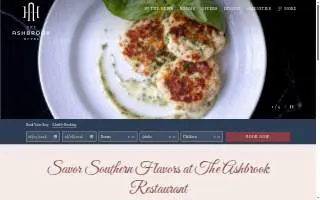 The Ashbrook Hotel website