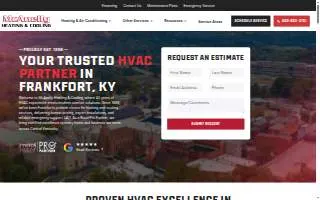 McAnelly Heating & Cooling website