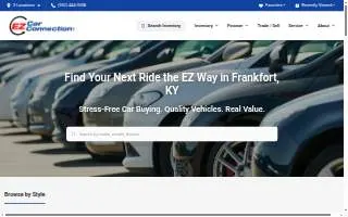 EZ Car Connection website
