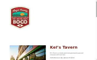 Kel's Tavern website