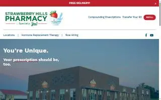 Strawberry Hills Pharmacy website