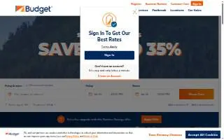 Budget Car Sales of Radcliff website