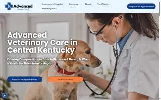 Advanced Animal Care Emergency of Richmond website