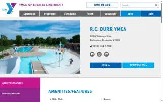 R.C. Durr YMCA website