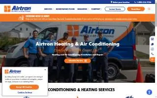 Airtron Heating & Air Conditioning of Erlanger website